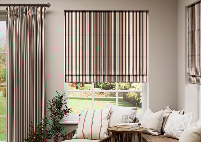 The British Stripe Co. Elizabeth, Teignbridge No.1 - Roman Blind - Image 3
